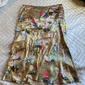 Silky skirt
